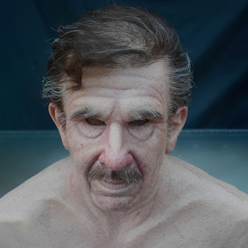 Halloween Costume Mask Full Face Realistic Elderly Adult - Image 33