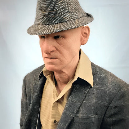 Halloween Costume Mask Full Face Realistic Elderly Adult - Image 40