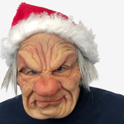 Halloween Costume Mask Full Face Realistic Elderly Adult - Image 5