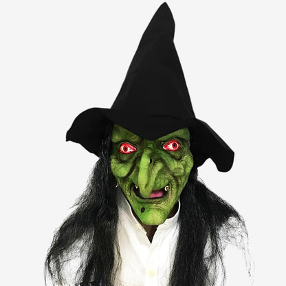 Halloween Costume Mask Full Face Realistic Elderly Adult - Image 9
