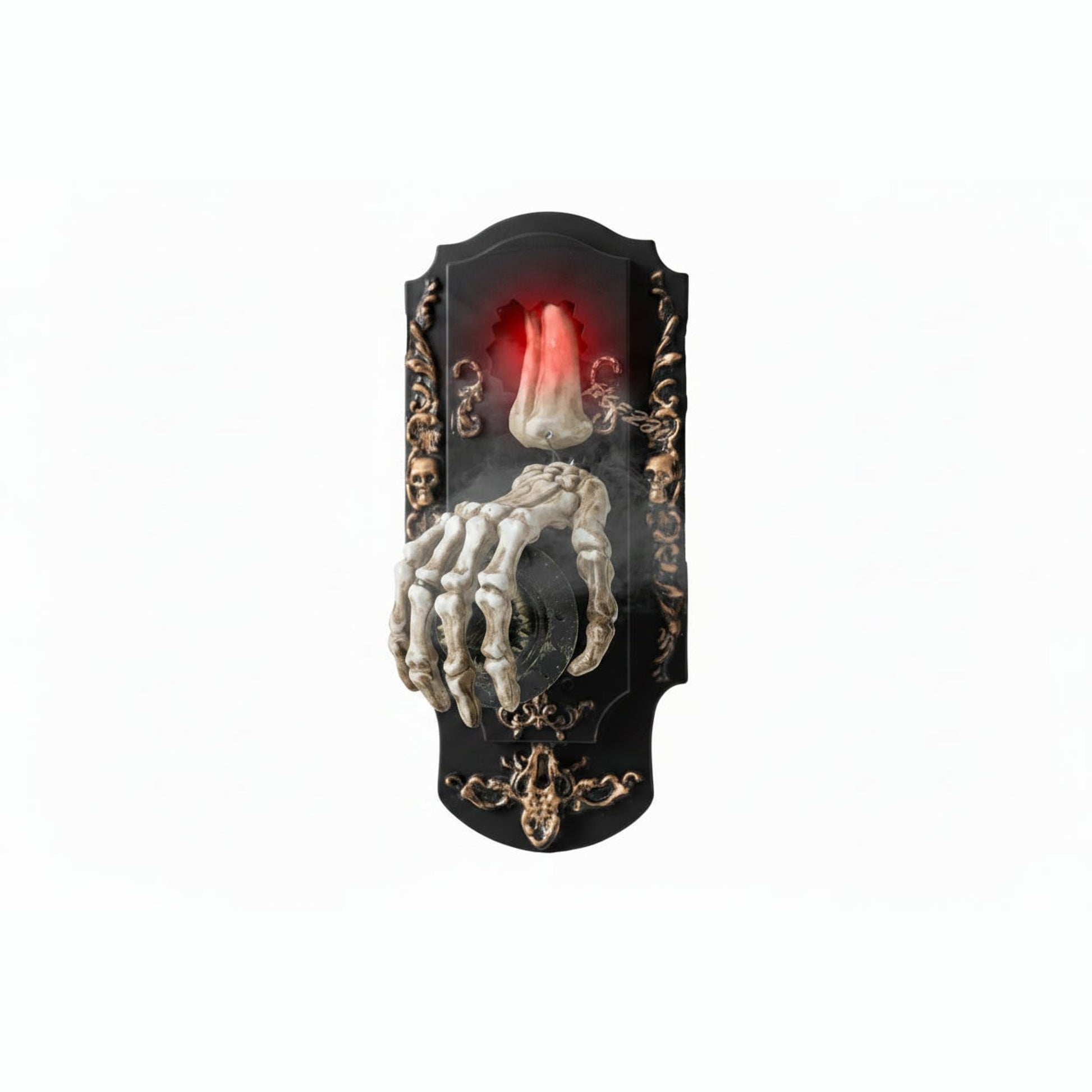 Halloween Decoration Ghost Skeleton Hand Doorbell Prop Candle - Image 1