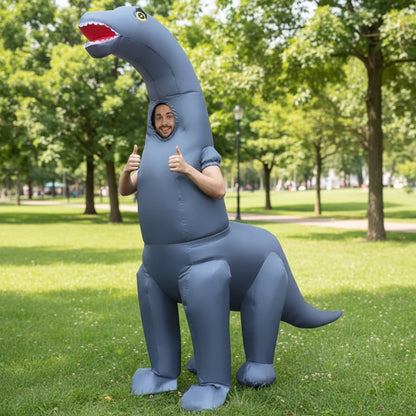 Halloween Dinosaur Costume Inflatable Suit With Slip On Comfort For Instant Fun And Unforgettable Presence At Any Party - Image 1
