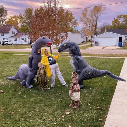 Halloween Dinosaur Costume Inflatable Suit With Slip On Comfort For Instant Fun And Unforgettable Presence At Any Party - Image 5