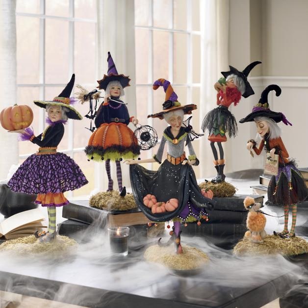 Halloween Figurine Witch Resin Decor With Lightweight Design - Image 3