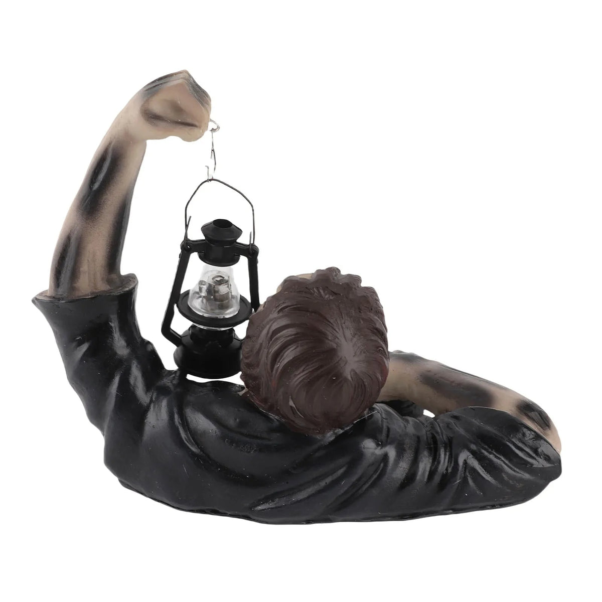 Halloween Garden Decoration Zombie Statue With LED Lantern And Integrated Warm Light For Outdoor Use - Image 5
