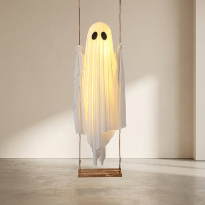 Halloween Ghost Decoration Swinging With LED Battery Operated Remote Controlled Outdoor Decor - Image 1