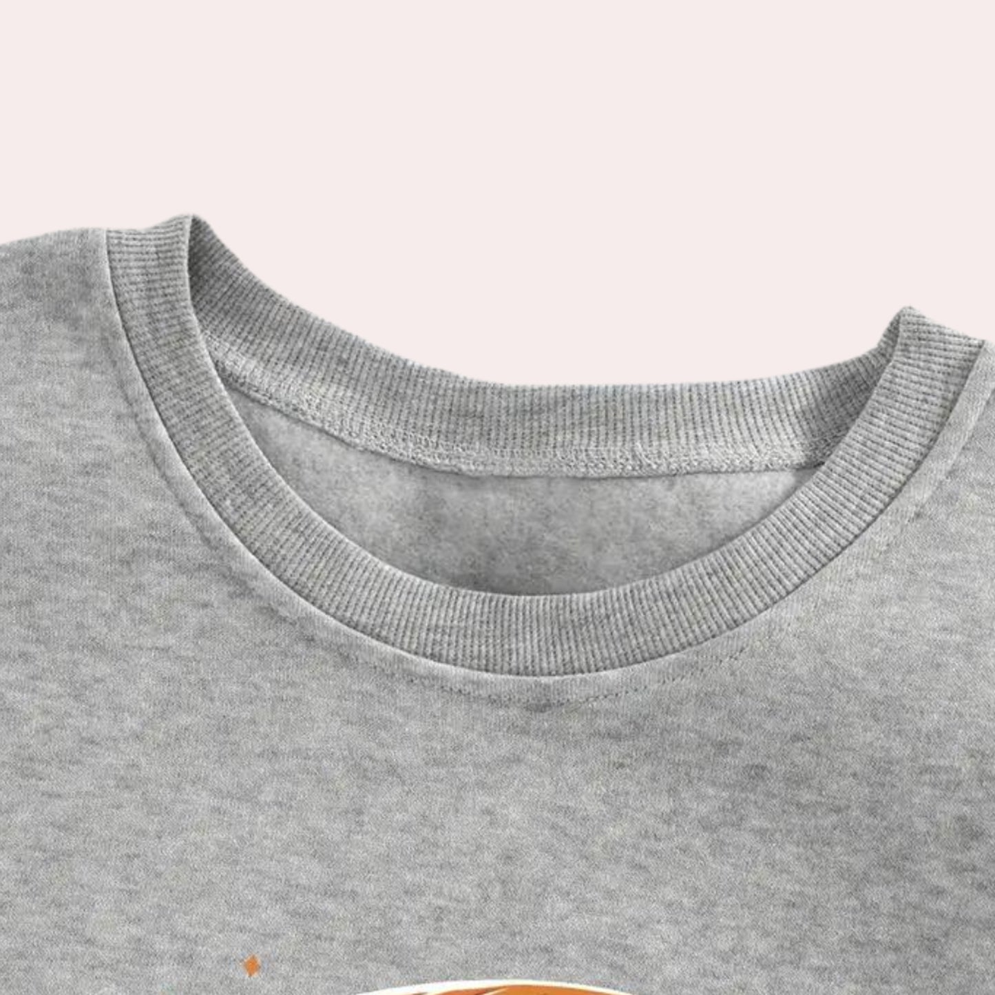 Halloween Graphic Sweatshirt Ghost Pumpkin Long Sleeve Crewneck - Image 4