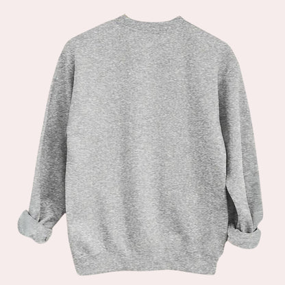 Halloween Graphic Sweatshirt Ghost Pumpkin Long Sleeve Crewneck - Image 3