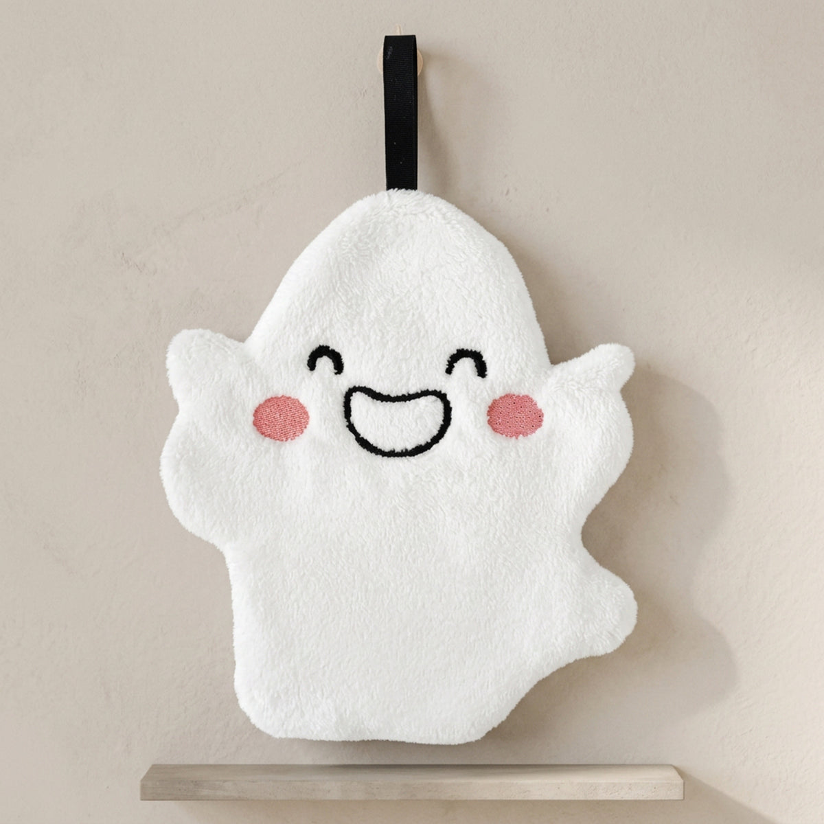 Halloween Hand Towel Ghost With Integrated Hanging Loop For Kitchen Bathroom Decorative Use - Image 2