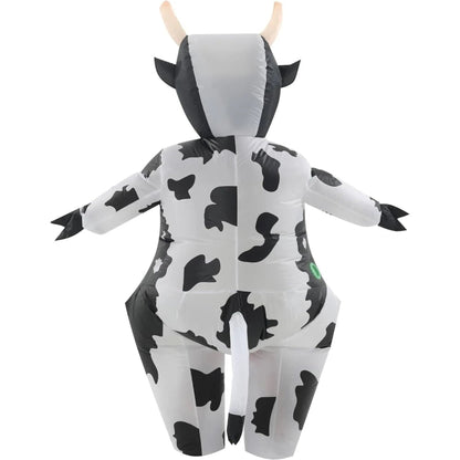 Halloween Inflatable Costume Cow With Integrated Blower Fan For A Comfortable And Lightweight Full-body Design - Image 5