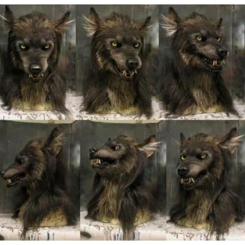 Halloween Mask Scary Werewolf Realistic Horror Cosplay - Image 2