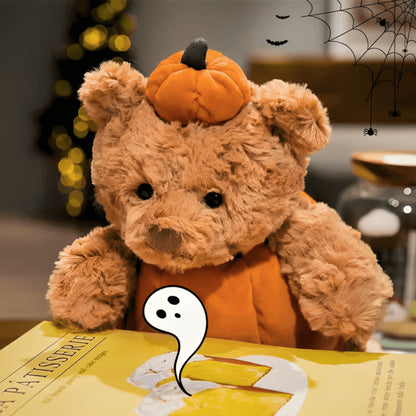Halloween Plush Toy Stuffed Animal Pumpkin Bear Bunny Soft Decor Kids Set - Image 5