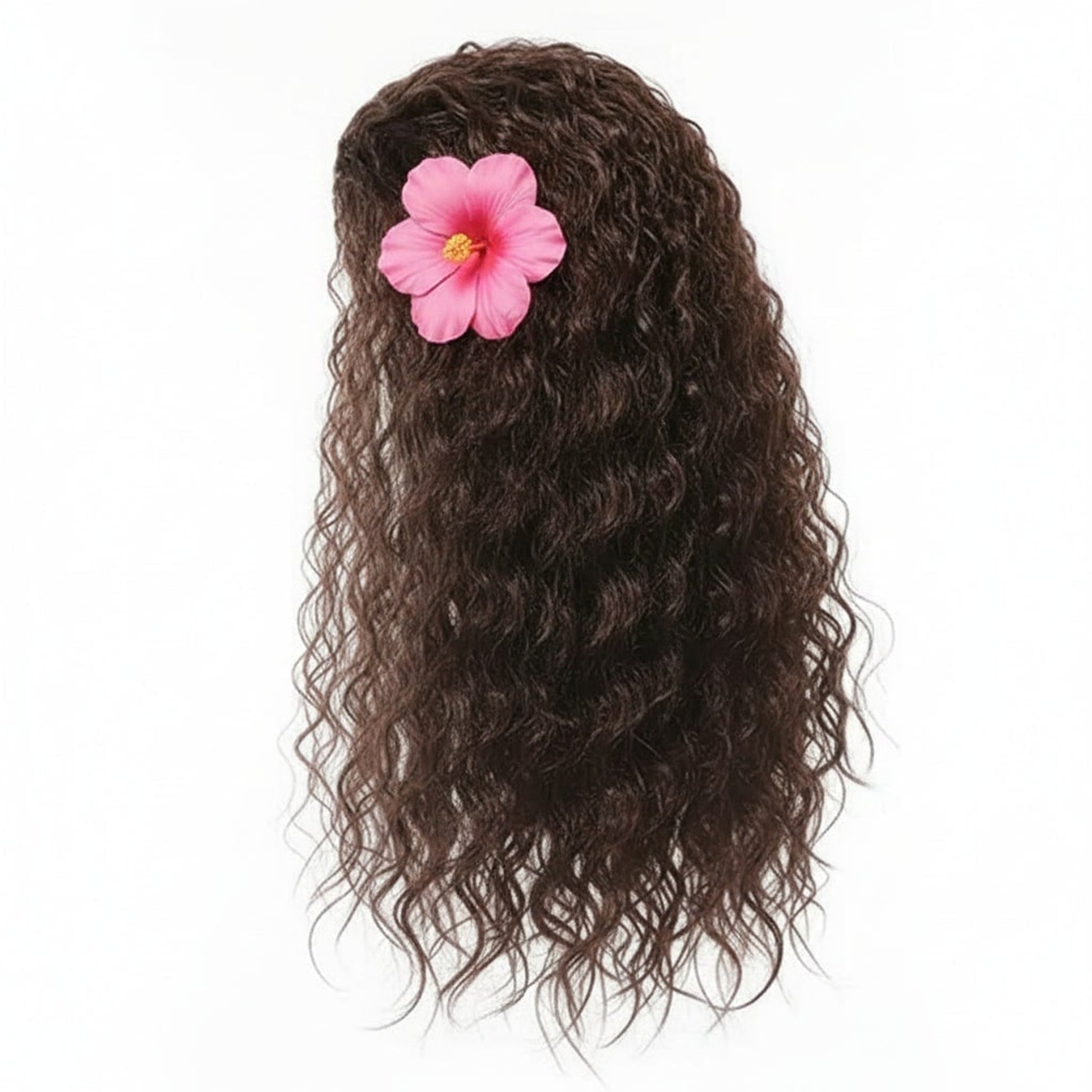 Halloween Princess Costume For Women With Tropical Print Top Grass Skirt And Pendant - Image 8