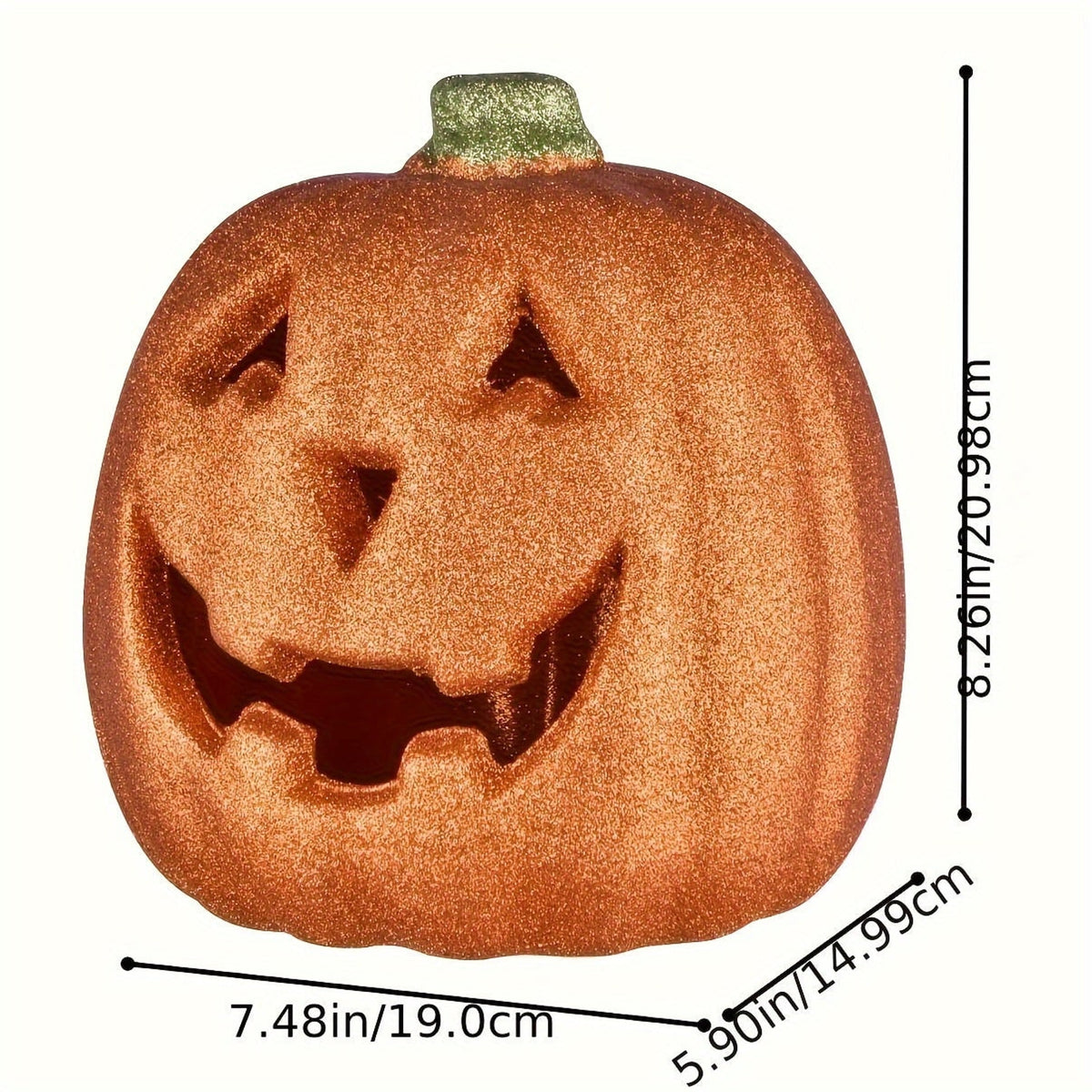 Halloween Pumpkin Light Up Battery Operated Jack O'lantern Decor With Festive Glow - Image 6