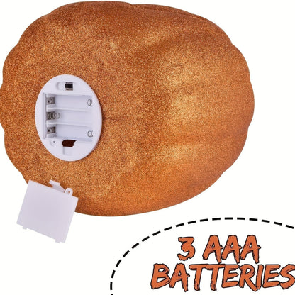 Halloween Pumpkin Light Up Battery Operated Jack O'lantern Decor With Festive Glow - Image 5