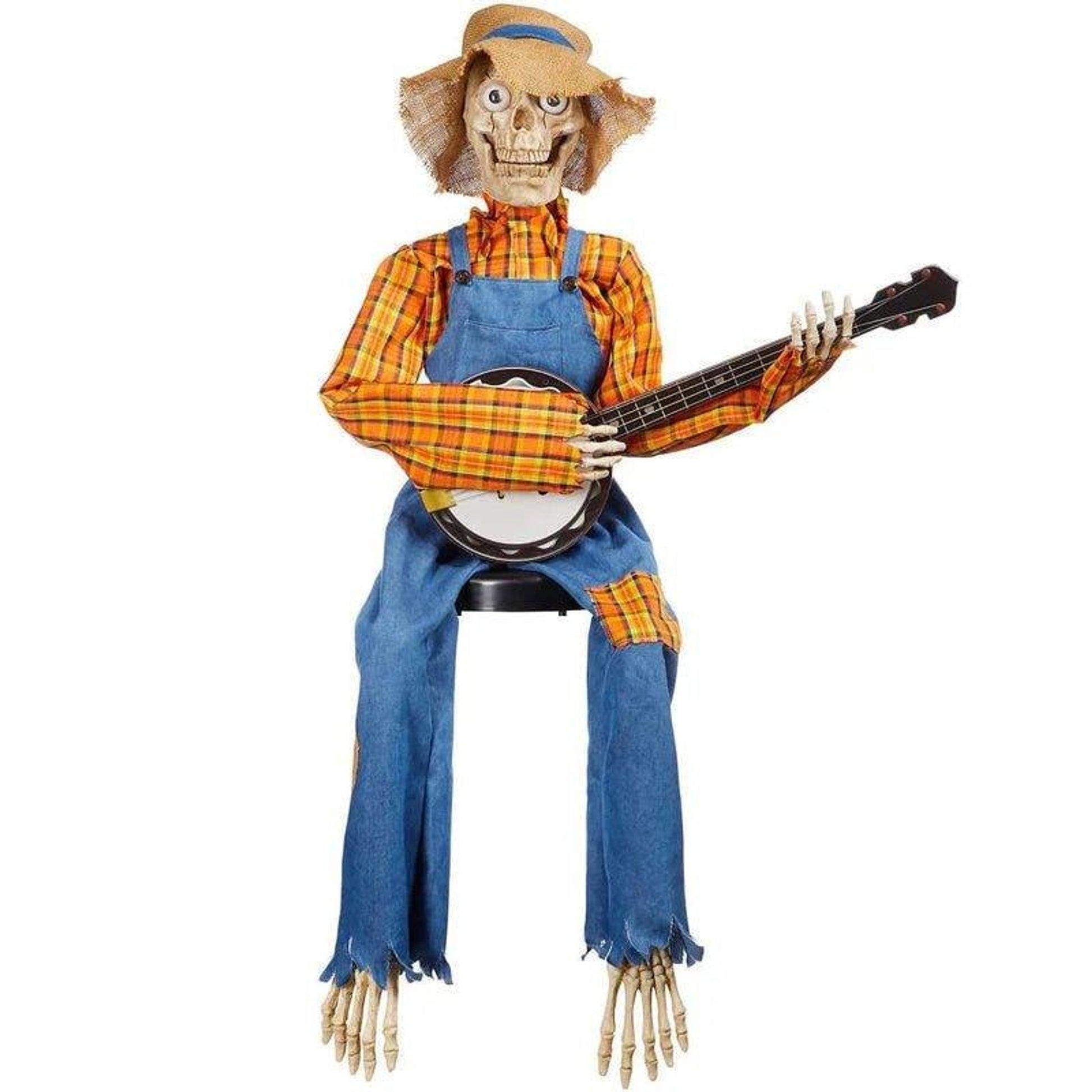 Halloween Skeleton Decoration With LED Plug In And Interactive Movement Glowing Halloween Decor - Image 6