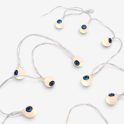 Halloween String Lights Pumpkin Eyeball Plastic 50ft Party Decorations - Image 1