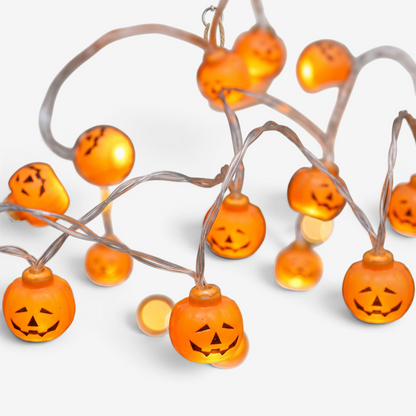 Halloween String Lights Pumpkin Eyeball Plastic 50ft Party Decorations - Image 3