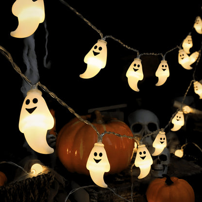 Halloween String Lights Pumpkin Eyeball Plastic 50ft Party Decorations - Image 5