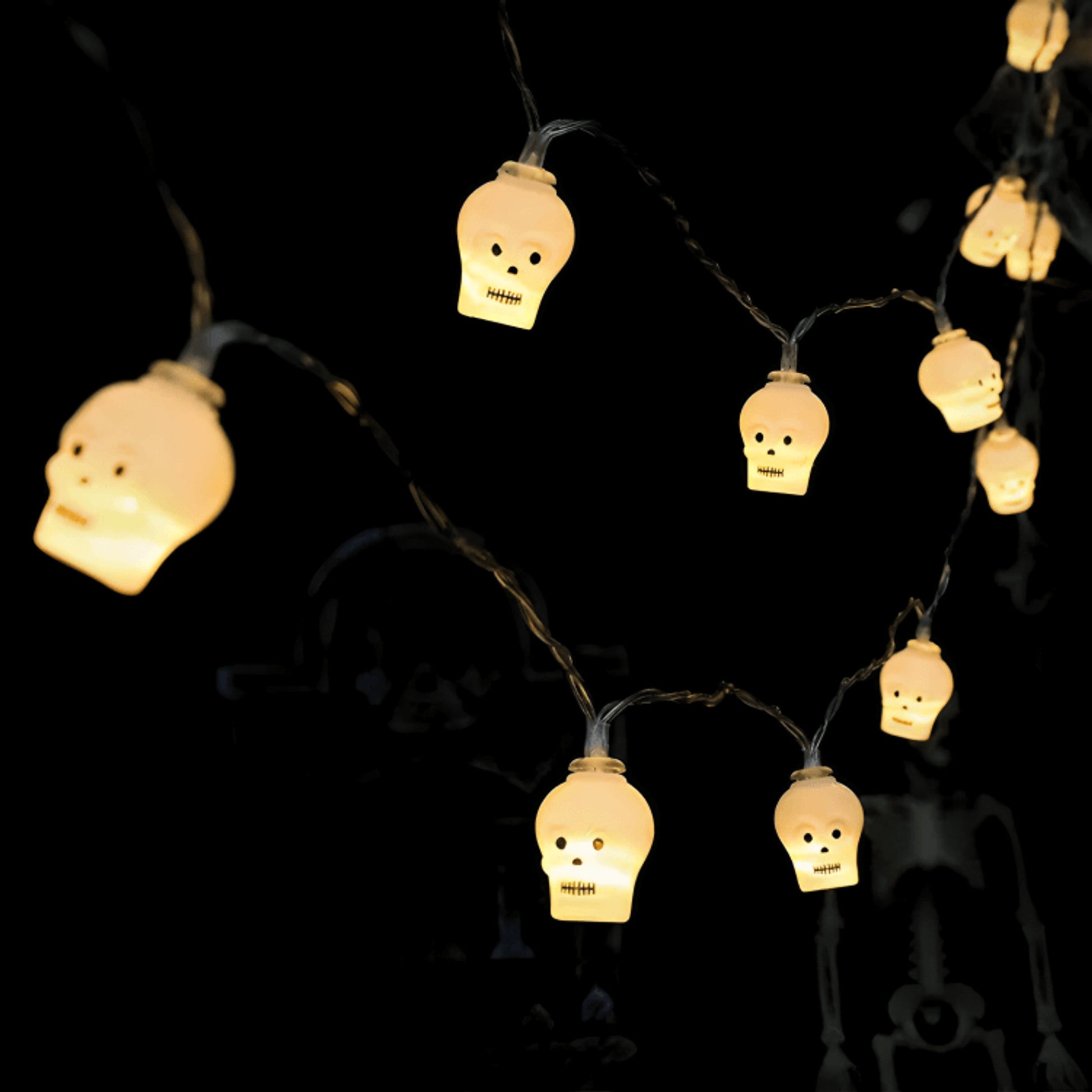 Halloween String Lights Pumpkin Eyeball Plastic 50ft Party Decorations - Image 7