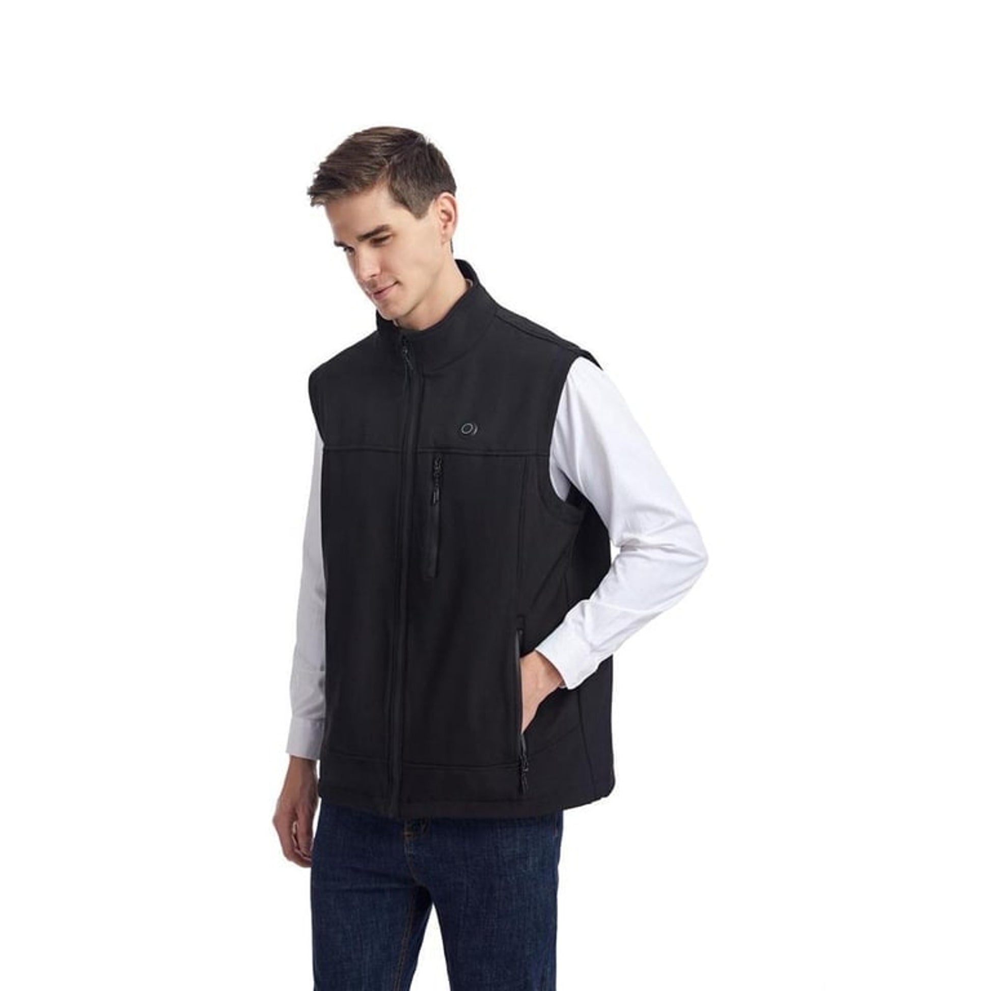 Heated Apparel Vest Full Zip Stand Collar With Chest And Back Heating Zones - Image 6