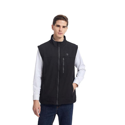 Heated Apparel Vest Full Zip Stand Collar With Chest And Back Heating Zones - Image 7