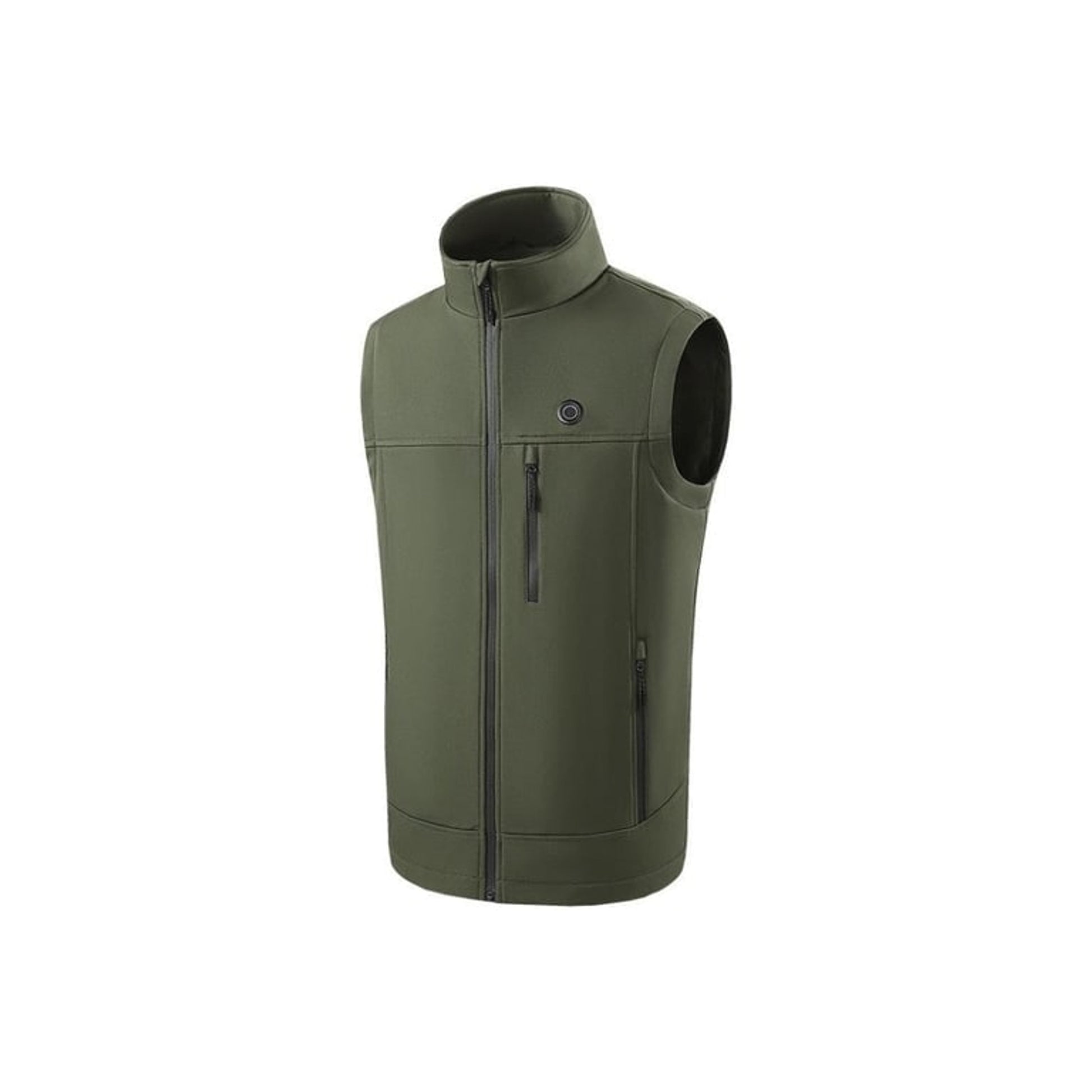 Heated Apparel Vest Full Zip Stand Collar With Chest And Back Heating Zones - Image 8