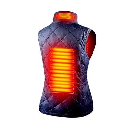 Heated Apparel Women's Vest With Slim-Fit Quilted Design And USB Rechargeable - Image 5