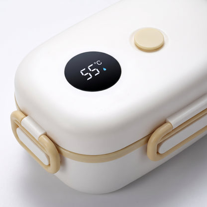 Lunch Box Portable Heated Food Warmer Digital Temperature Display - detail