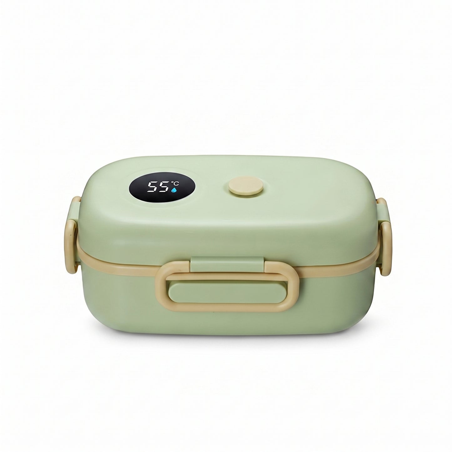 Lunch Box Portable Heated Food Warmer Digital Temperature Display - studio
