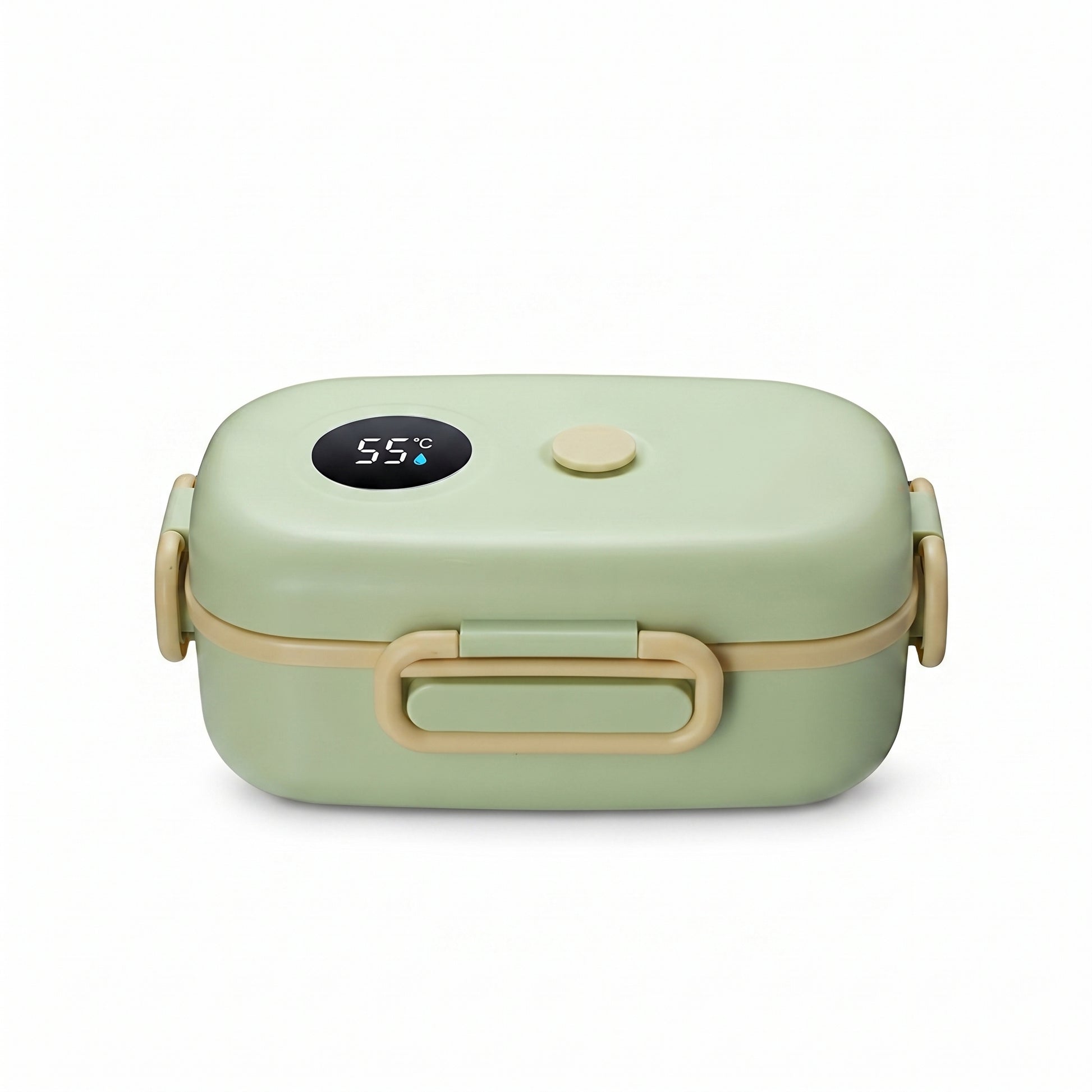 Lunch Box Portable Heated Food Warmer Digital Temperature Display - studio