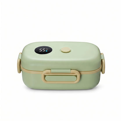 Lunch Box Portable Heated Food Warmer Digital Temperature Display - studio