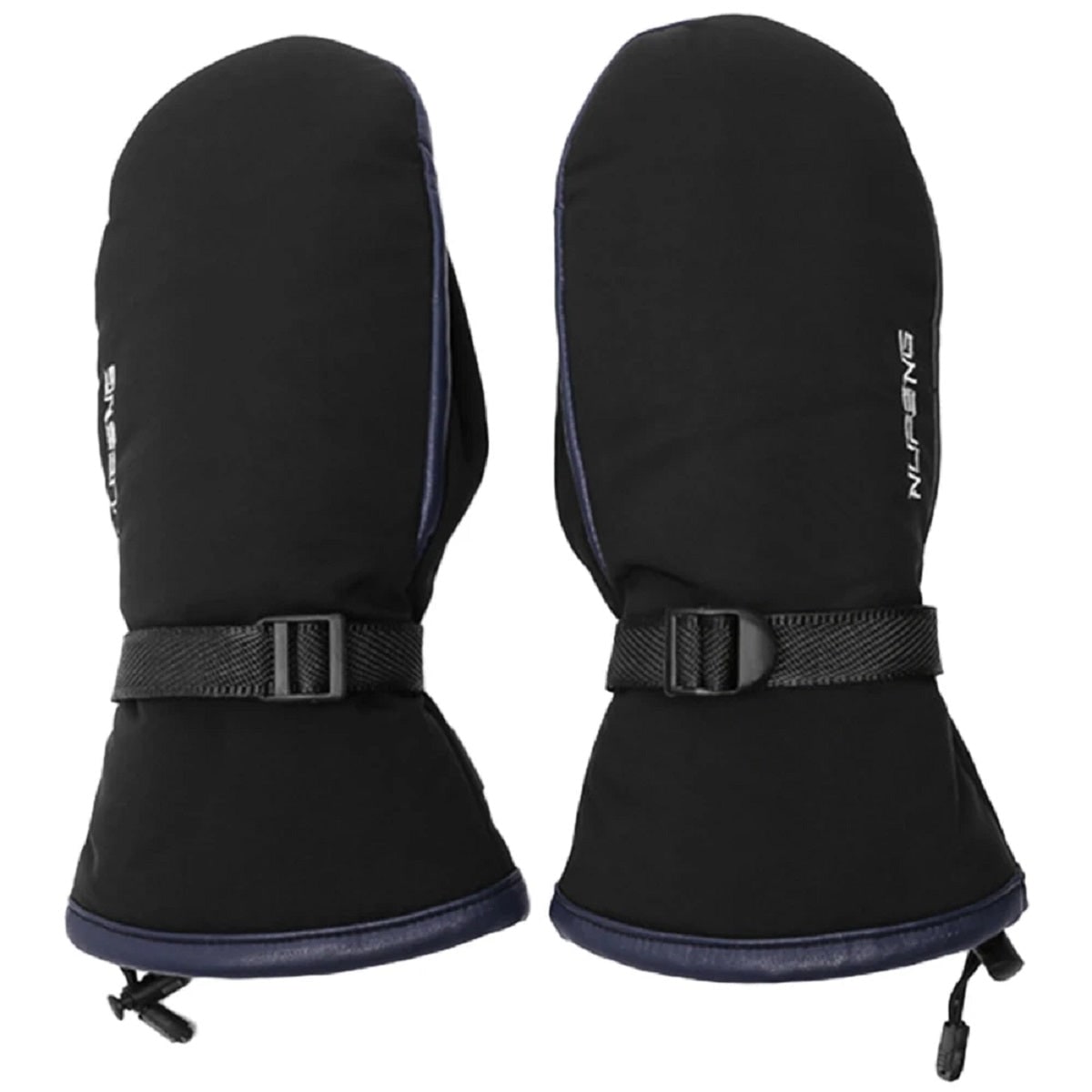 Heated Mittens Waterproof Electric Winter Warm Black Adjustable - Image 9