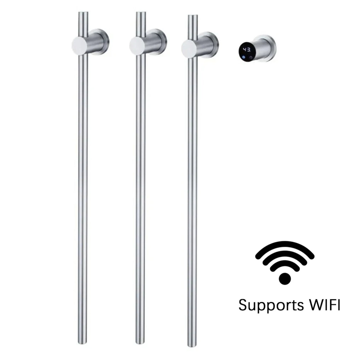 Heated Towel Rack Electric Wall Mounted Bathroom Warmer - Image 10