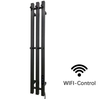 Heated Towel Rack Wall Mount Bathroom Electric Rail With Digital Control And Secure Hooks 304 Stainless Steel Design - Image 13