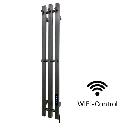 Heated Towel Rack Wall Mount Bathroom Electric Rail With Digital Control And Secure Hooks 304 Stainless Steel Design - Image 16