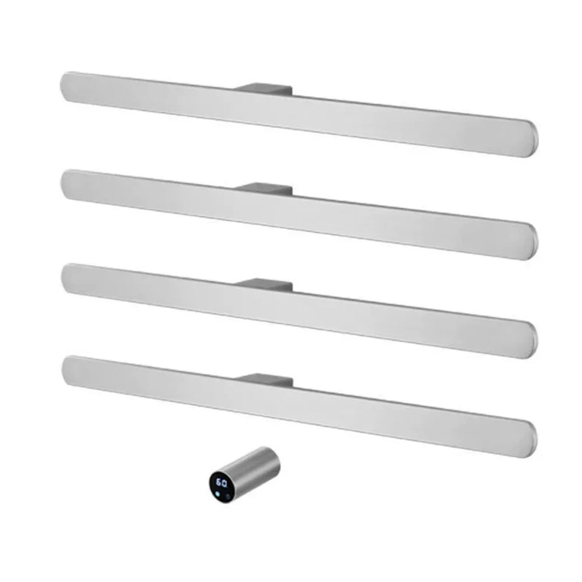 Heated Towel Rack With Digital Control Bathroom Dryer Rail Warmer With 4 Bars Wall-Mounted Radiator - Image 13