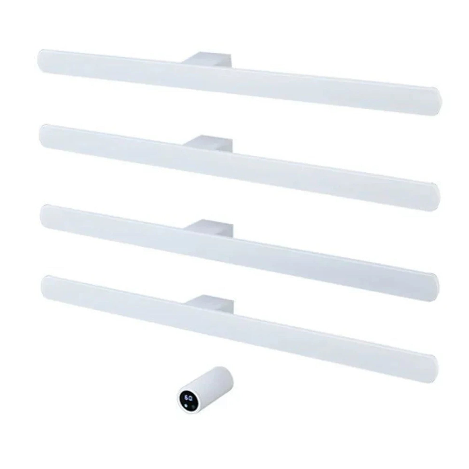 Heated Towel Rack With Digital Control Bathroom Dryer Rail Warmer With 4 Bars Wall-Mounted Radiator - Image 14