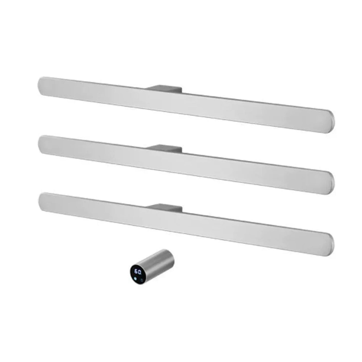 Heated Towel Rack With Digital Control Bathroom Dryer Rail Warmer With 4 Bars Wall-Mounted Radiator - Image 9