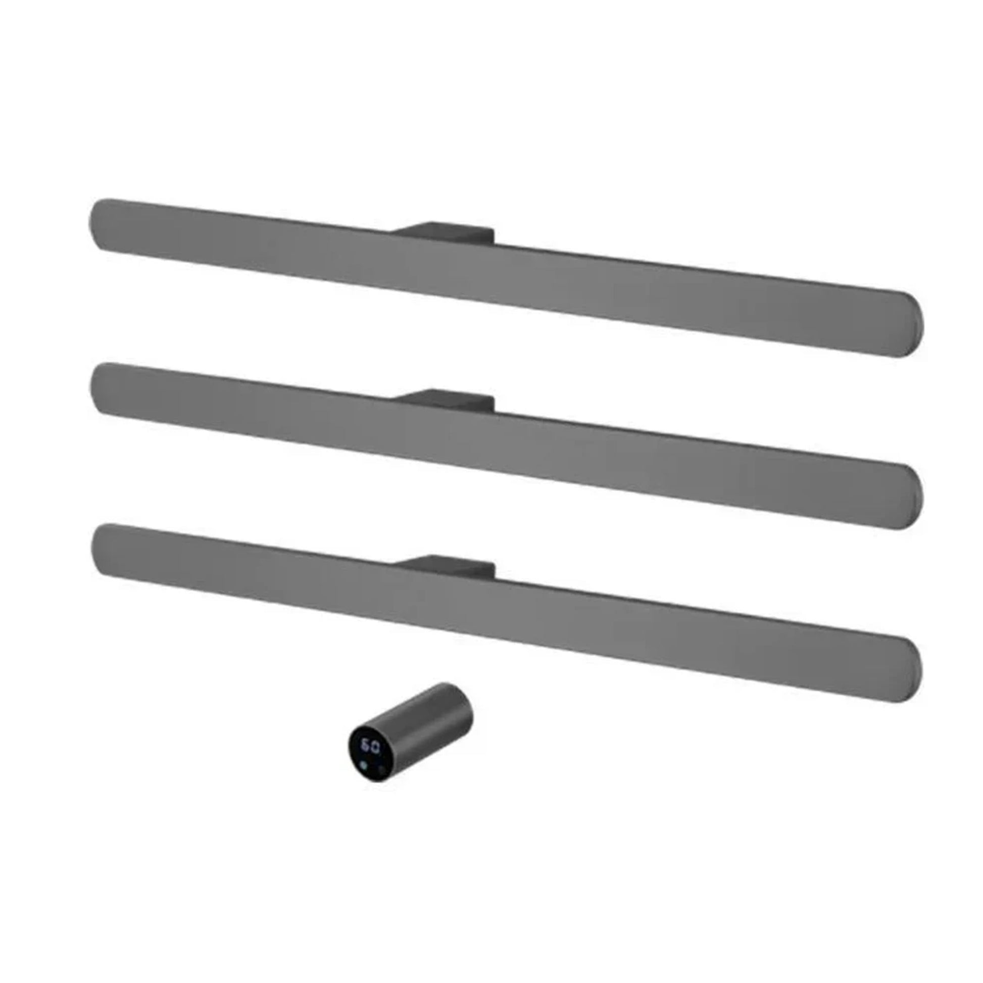 Heated Towel Rack With Digital Control Bathroom Dryer Rail Warmer With 4 Bars Wall-Mounted Radiator - Image 7