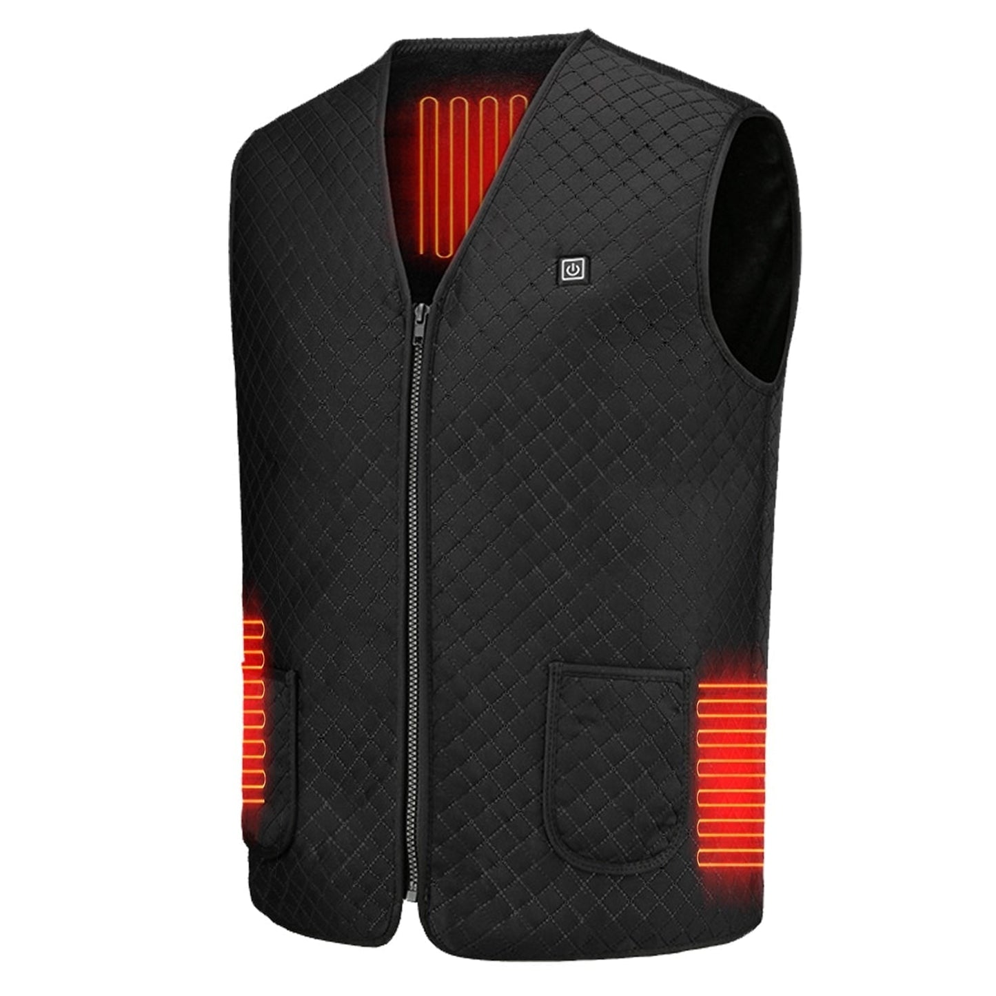 Heated Vest Women With Diamond Quilted Slim Fit And USB Rechargeable Design - Image 2