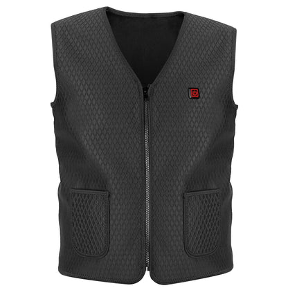 Heated Vest Women With Diamond Quilted Slim Fit And USB Rechargeable Design - Image 3