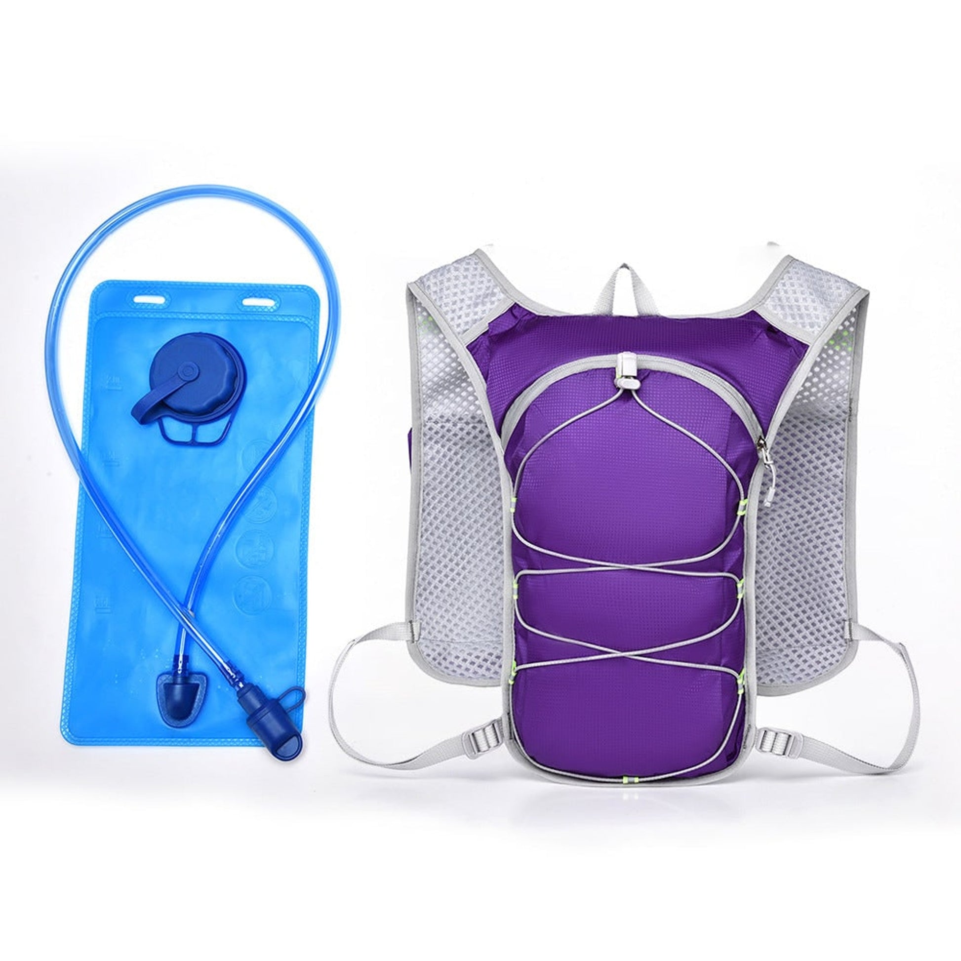 Hydration Vest With Detachable Bladder Ultralight Design Adjustable Fit Multiple Storage Options Ergonomic Back Padding - Image 16