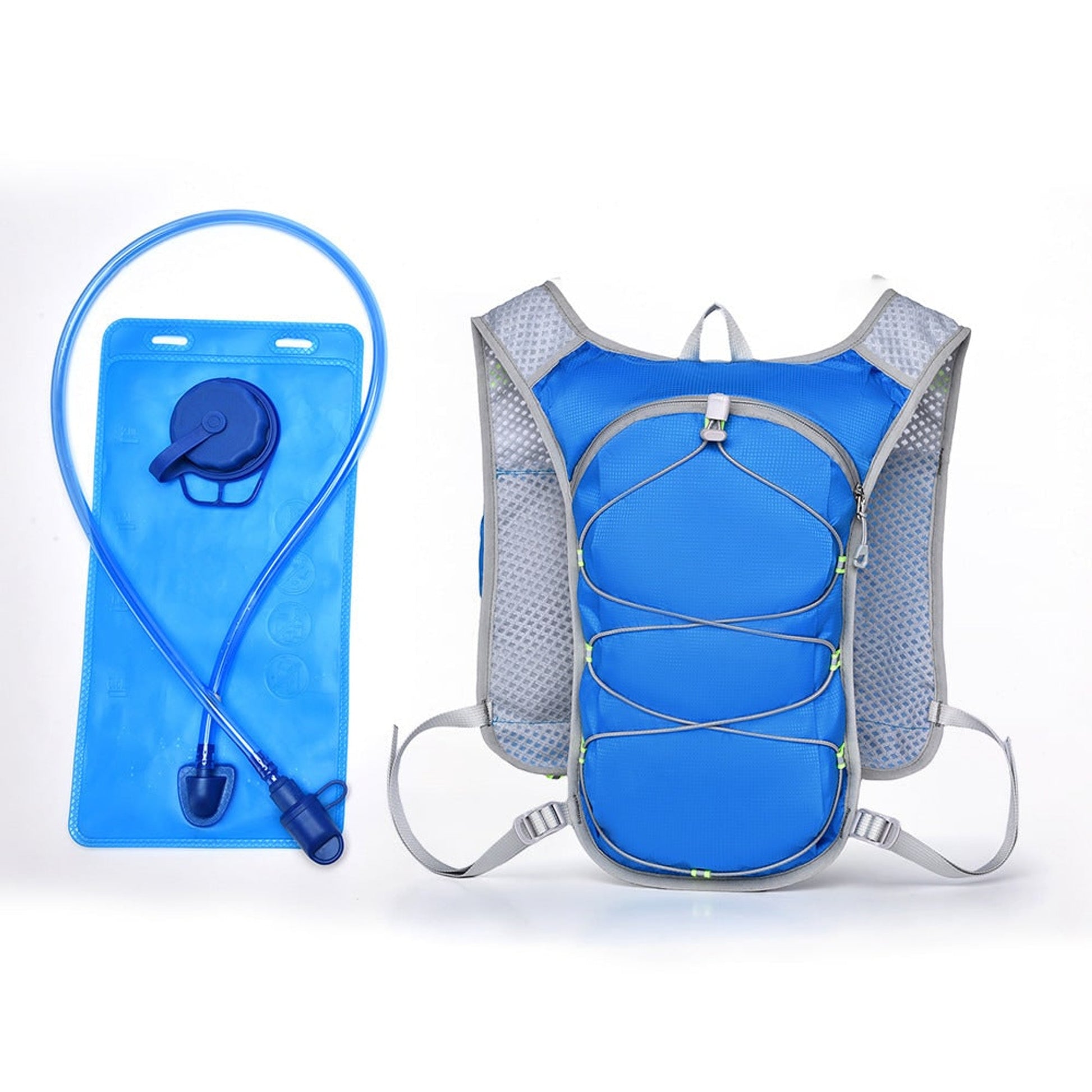 Hydration Vest With Detachable Bladder Ultralight Design Adjustable Fit Multiple Storage Options Ergonomic Back Padding - Image 14