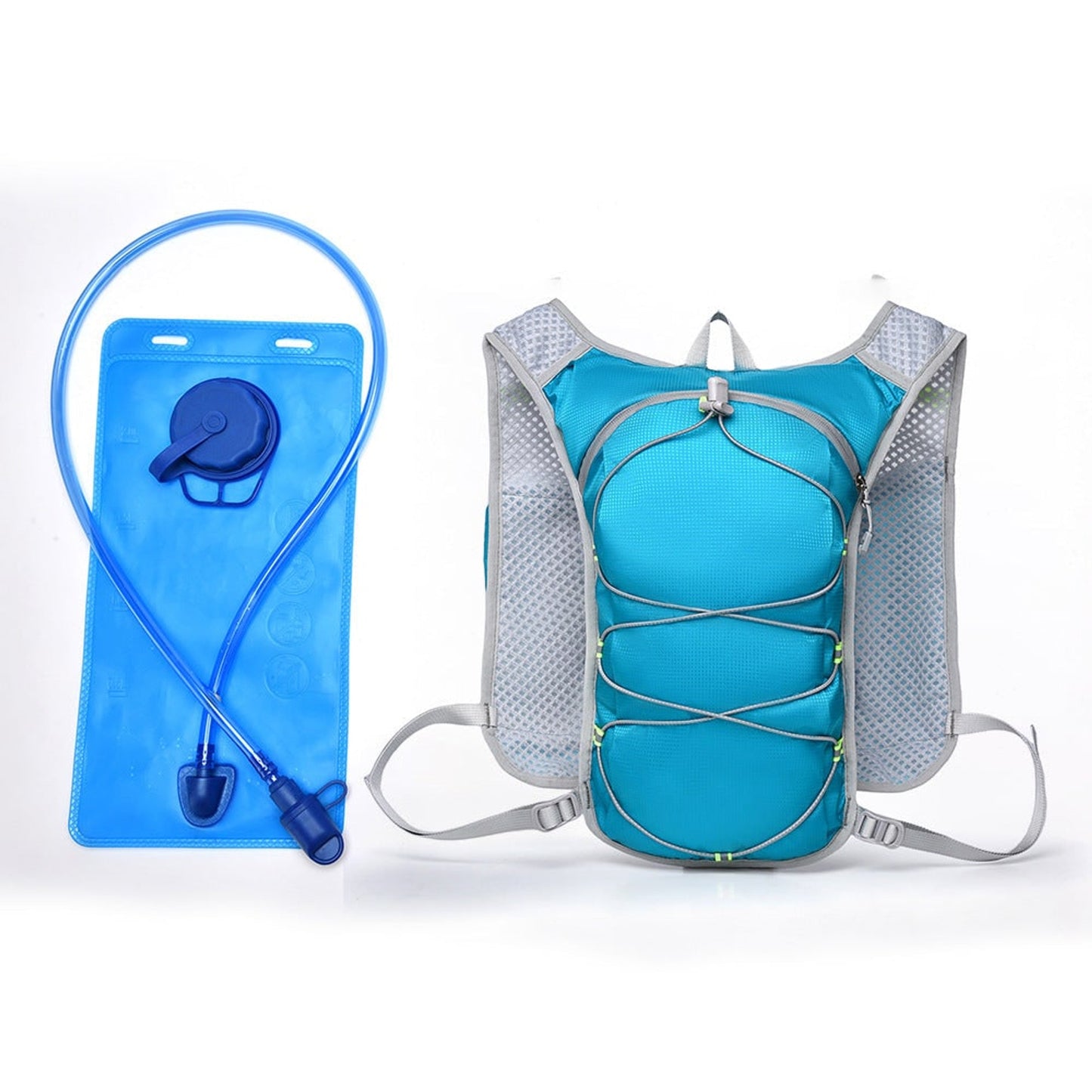 Hydration Vest With Detachable Bladder Ultralight Design Adjustable Fit Multiple Storage Options Ergonomic Back Padding - Image 17