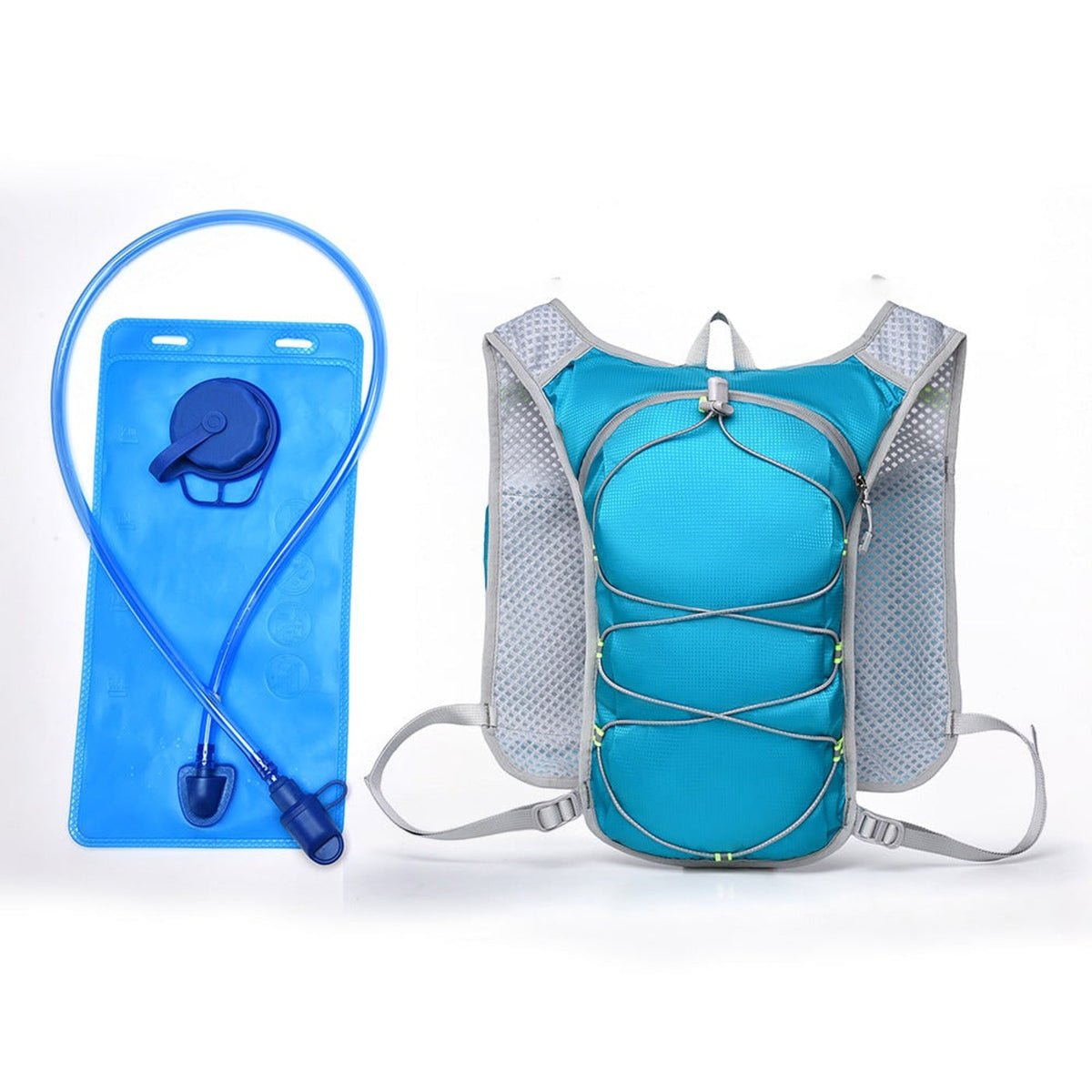 Hydration Vest With Detachable Bladder Ultralight Design Adjustable Fit Multiple Storage Options Ergonomic Back Padding - Image 17