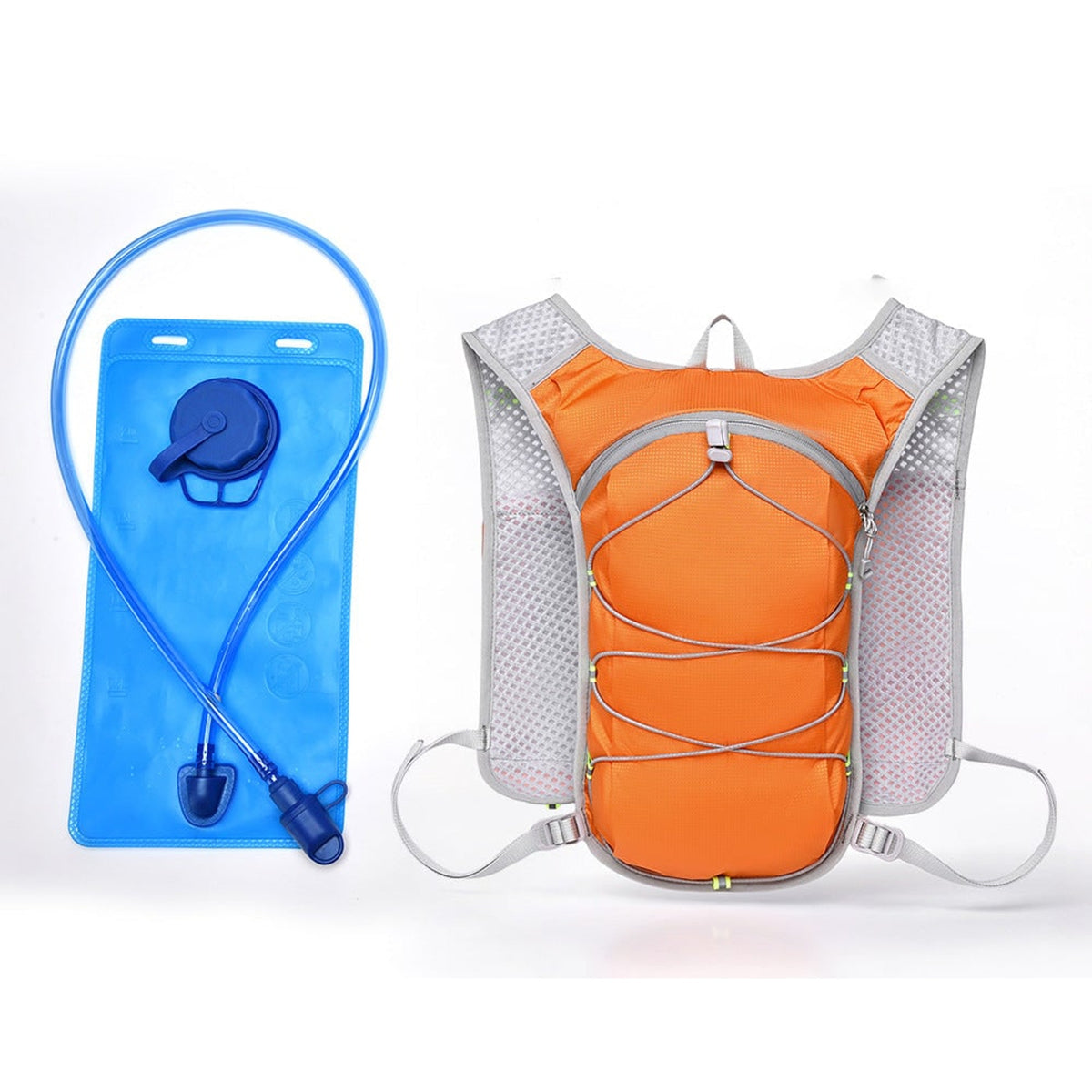 Hydration Vest With Detachable Bladder Ultralight Design Adjustable Fit Multiple Storage Options Ergonomic Back Padding - Image 11