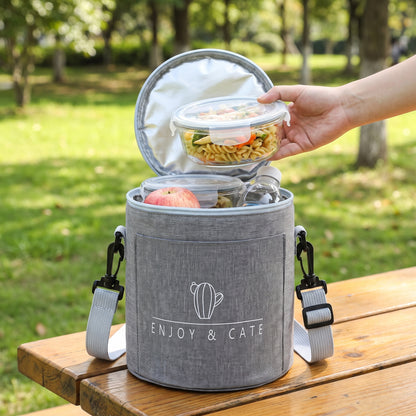 Lunch Bag for Work Cooler Insulated Strap Food Storage - Image 7