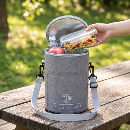 Lunch Bag for Work Cooler Insulated Strap Food Storage - Image 3