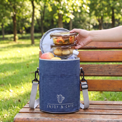 Lunch Bag for Work Cooler Insulated Strap Food Storage - Image 2